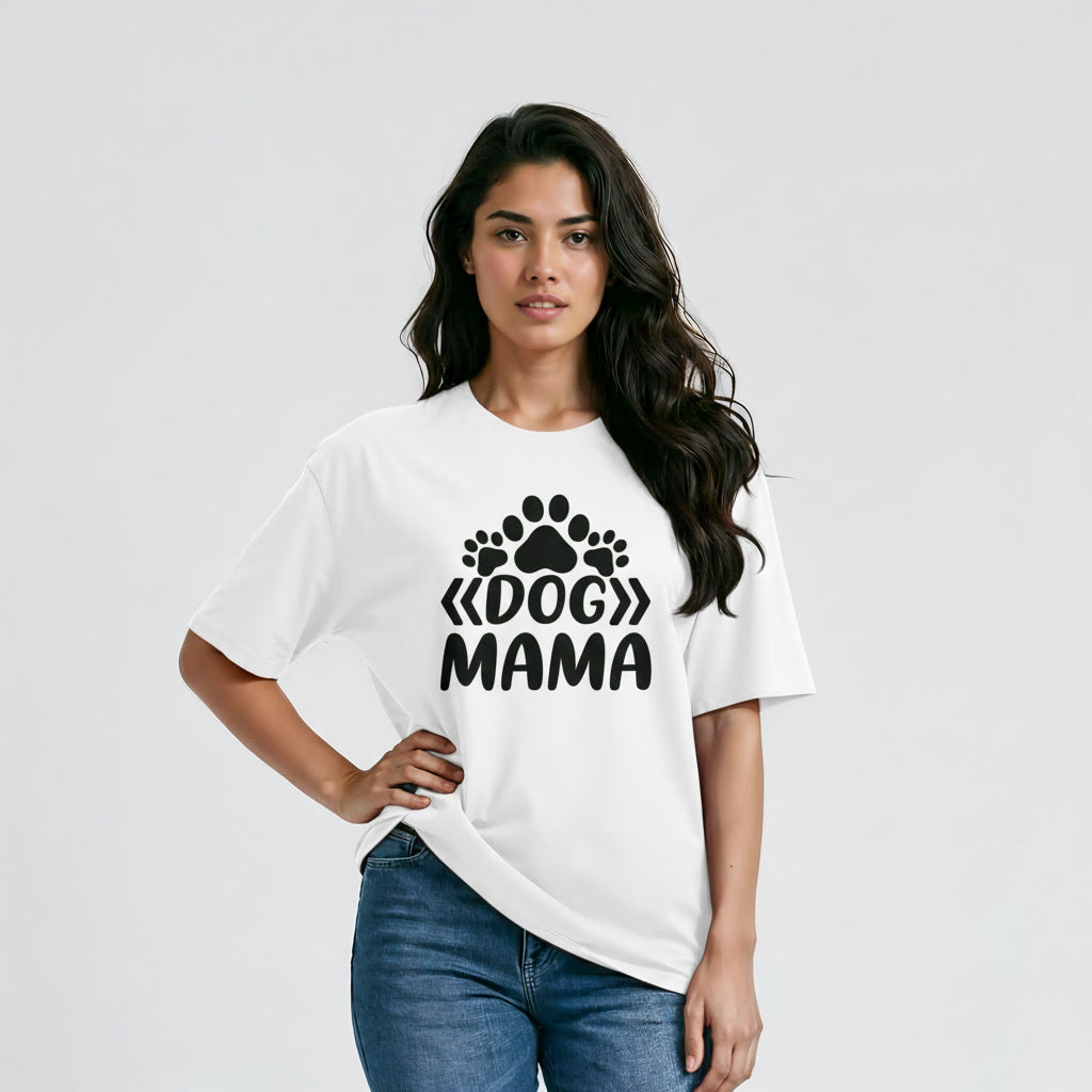 Women’s Oversized T-Shirt – Dog Mama