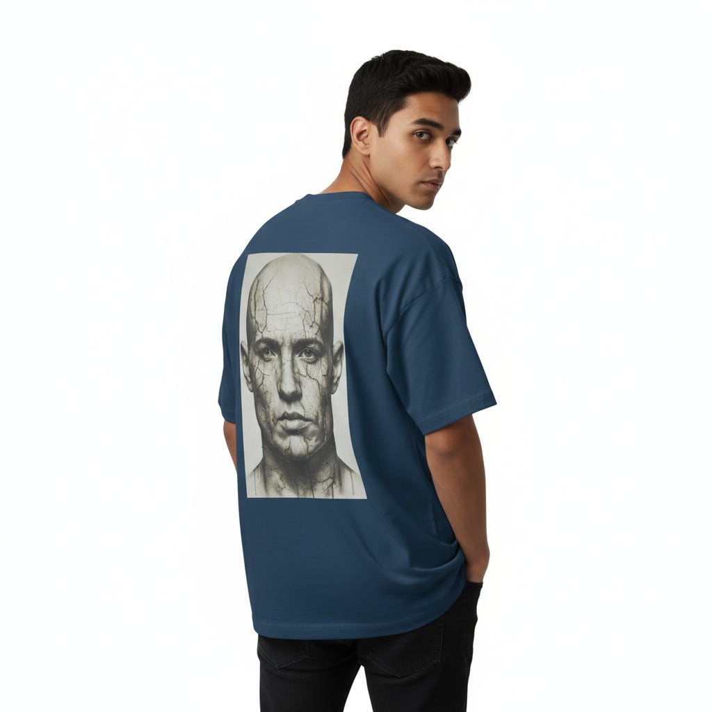 Men’s Oversized T-Shirt – Fractured Form