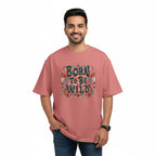 Men's Oversize T-Shirt BORN TO BE WILD Graphic Print