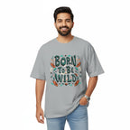 Men's Oversize T-Shirt BORN TO BE WILD Graphic Print
