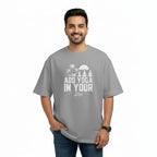 Men's Oversize T-Shirt ADD YOGA IN YOUR LIFE Graphic Print