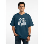 Men's Oversize T-Shirt ADD YOGA IN YOUR LIFE Graphic Print