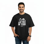 Men's Oversize T-Shirt ADD YOGA IN YOUR LIFE Graphic Print