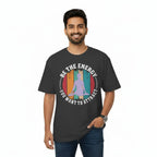 Men's Oversize T-Shirt BE THE ENERGY YOU WANT TO ATTRACT Graphic Print