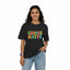 Womens Oversize T-Shirt CHOOSE HAPPY Quote Print