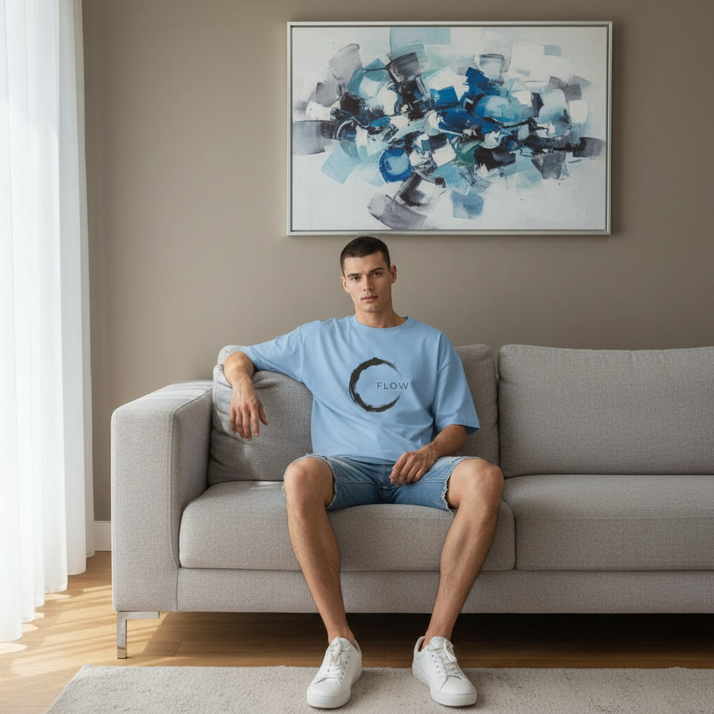 Men's Oversized T-Shirt - Flow State