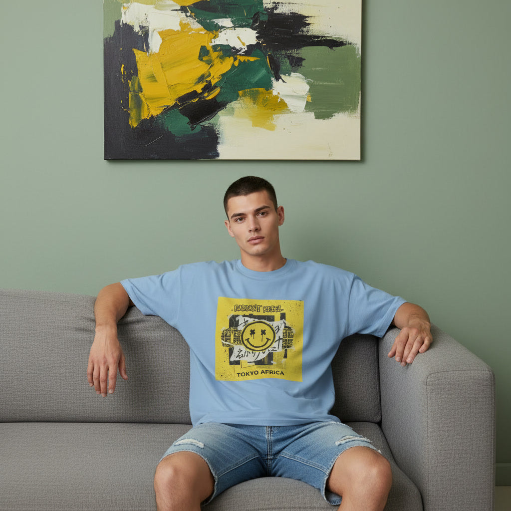 Men’s Oversized T-Shirt – Radiant Rebel