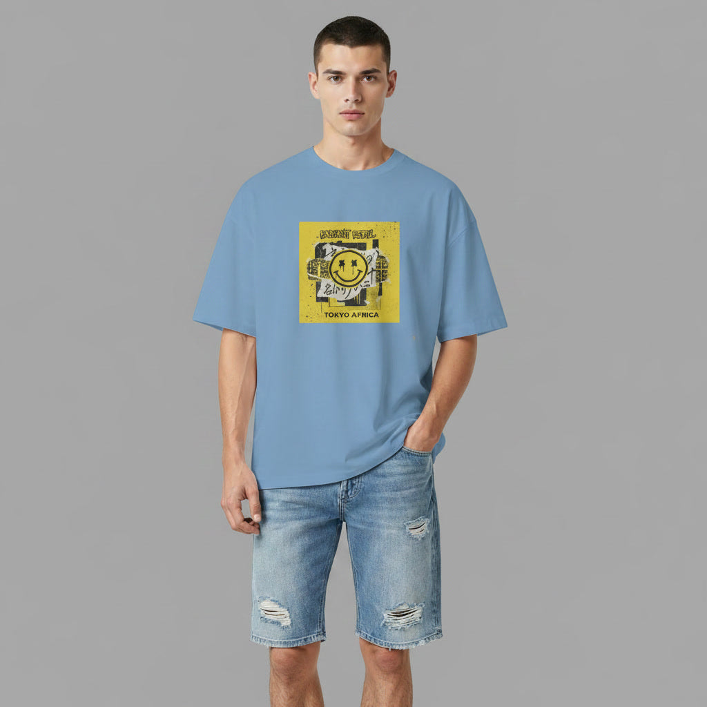 Men’s Oversized T-Shirt – Radiant Rebel