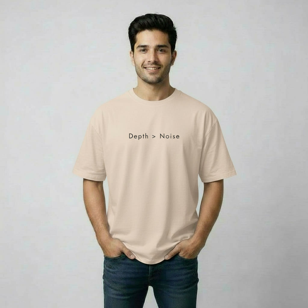 Men's Premium Oversize T-Shirt Depth > Nose Yarn Collections