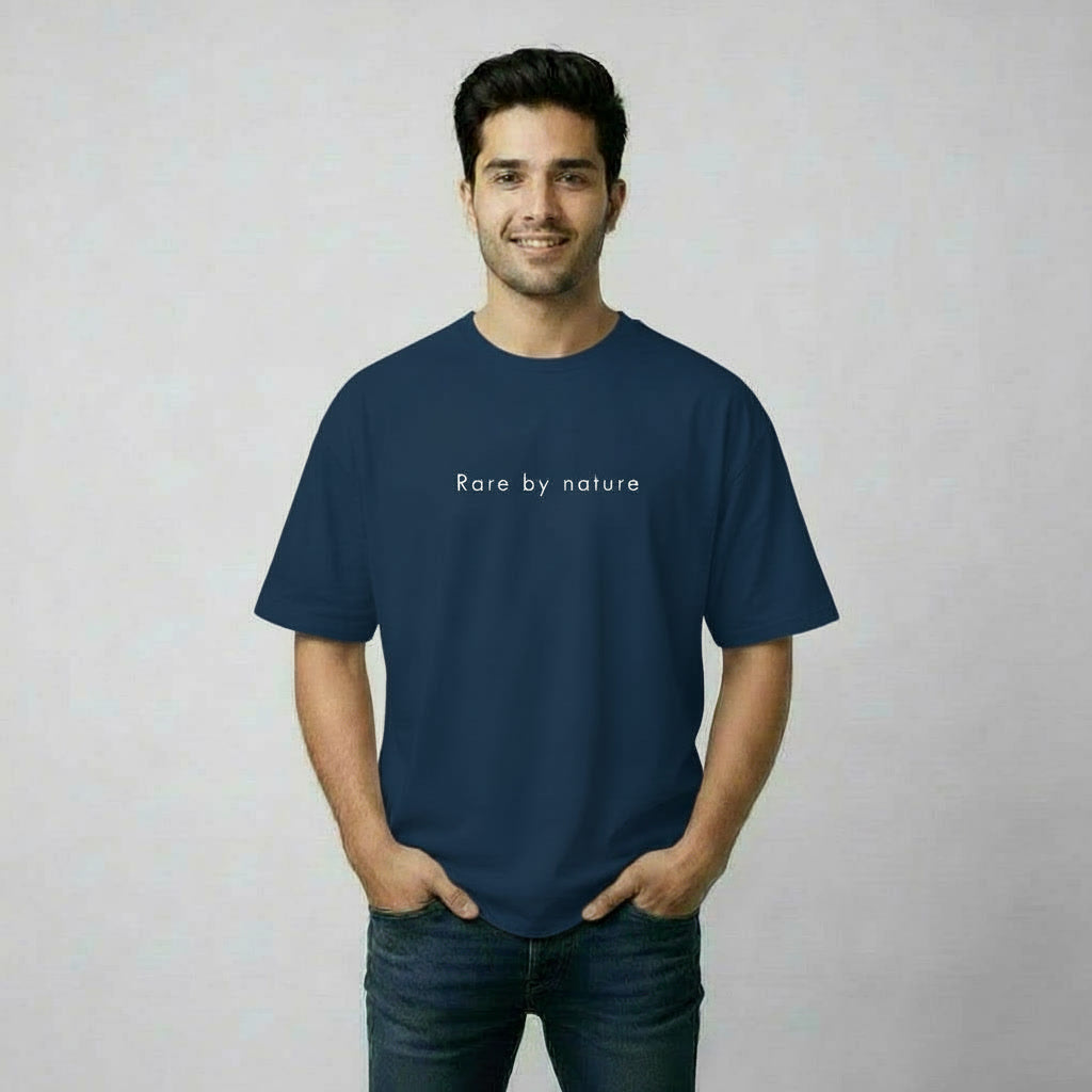 Mens Premium Oversize T-Shirt Rare By Nature Yarn Collections