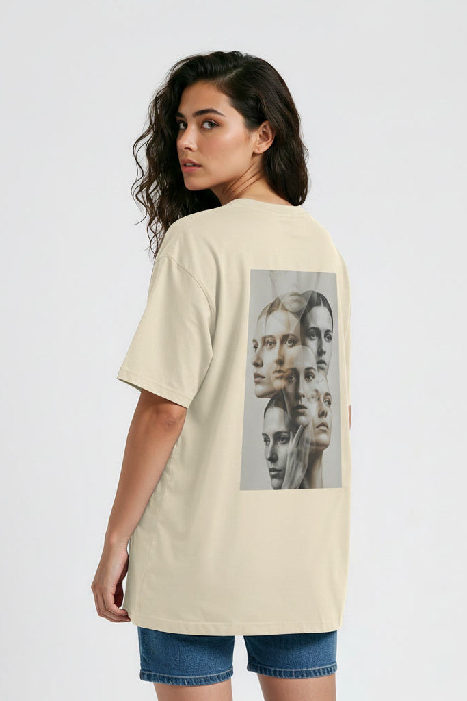 Women’s Oversized T-Shirt – Echo Layers Main image