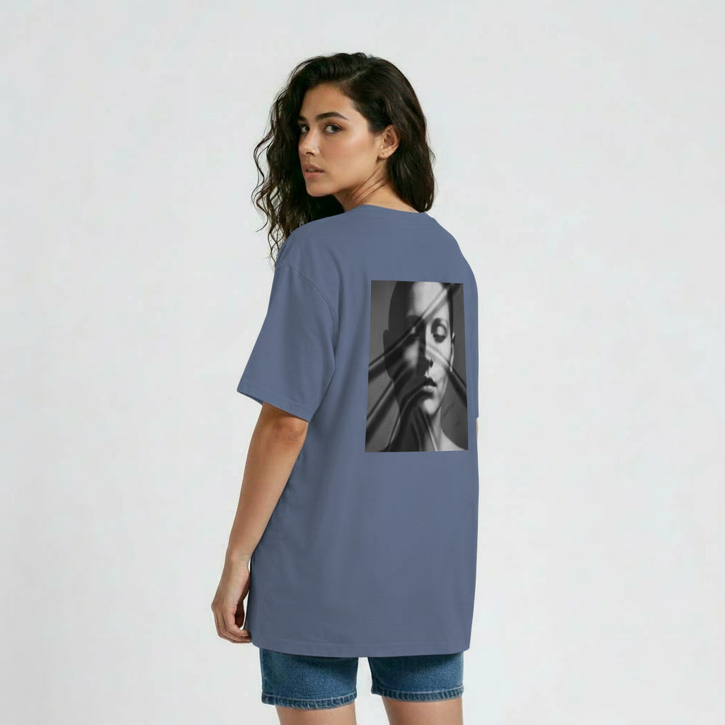 Women’s Oversized T-Shirt – Shadow Portrait