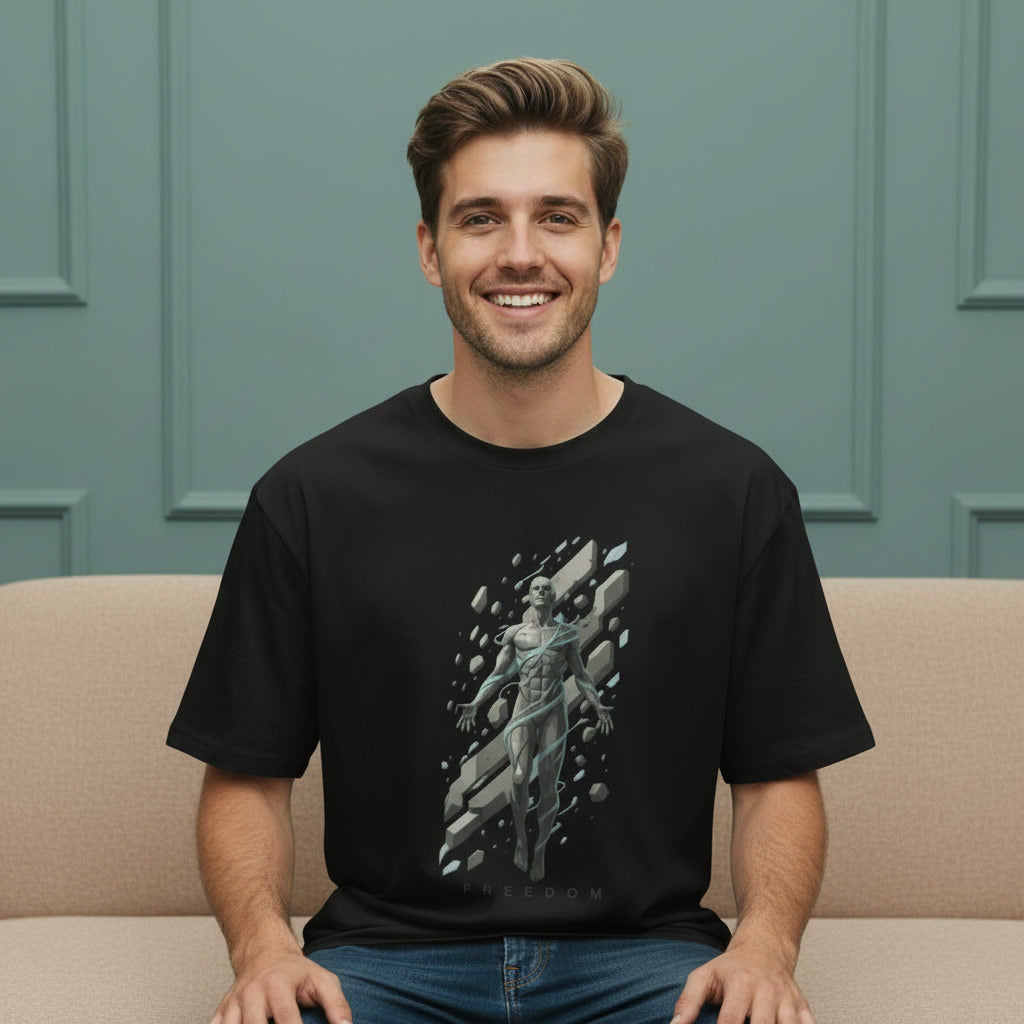 Men’s Oversized T-Shirt – Freedom Unbound