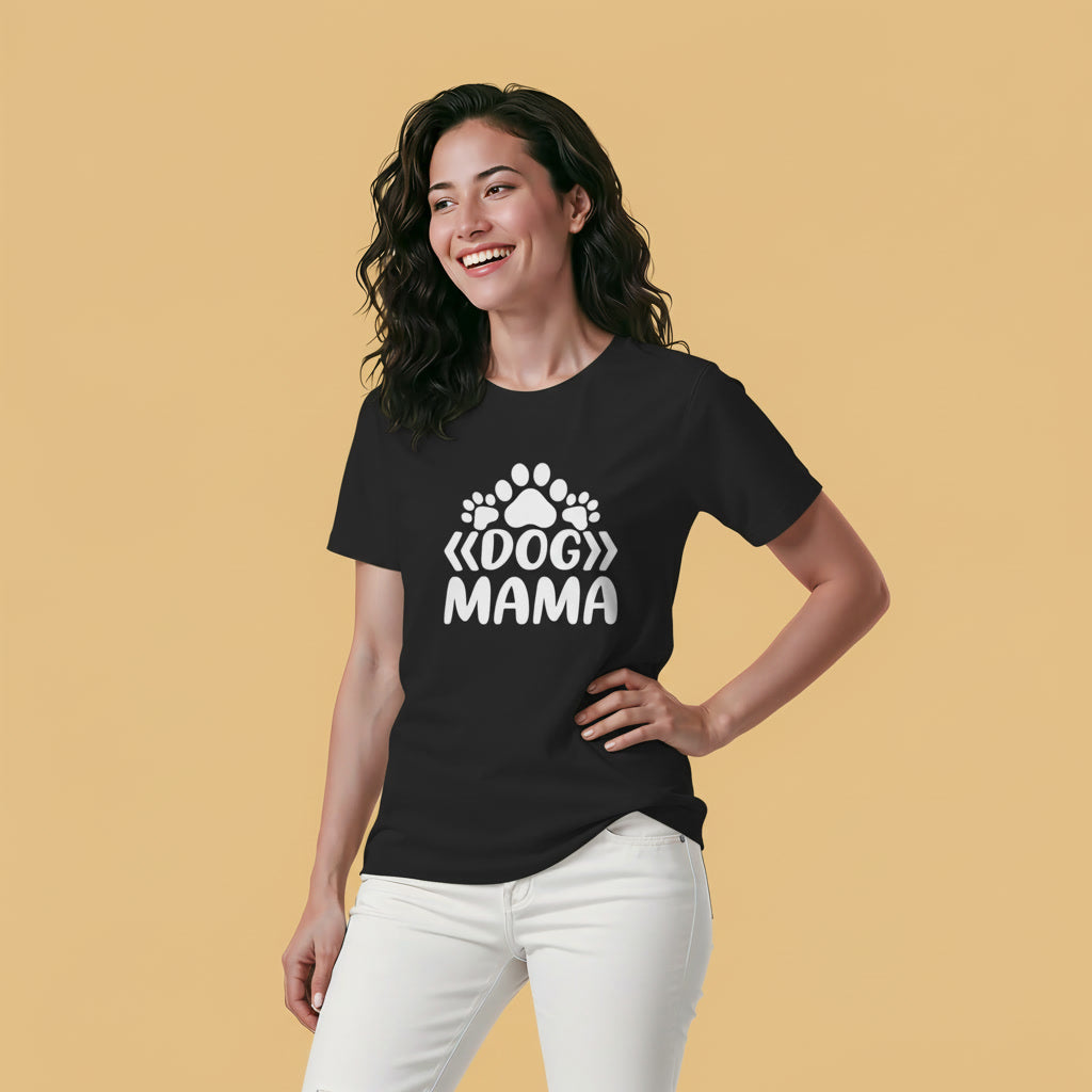 Women's Dog Mama Graphics Printed T-Shirt Secondary image