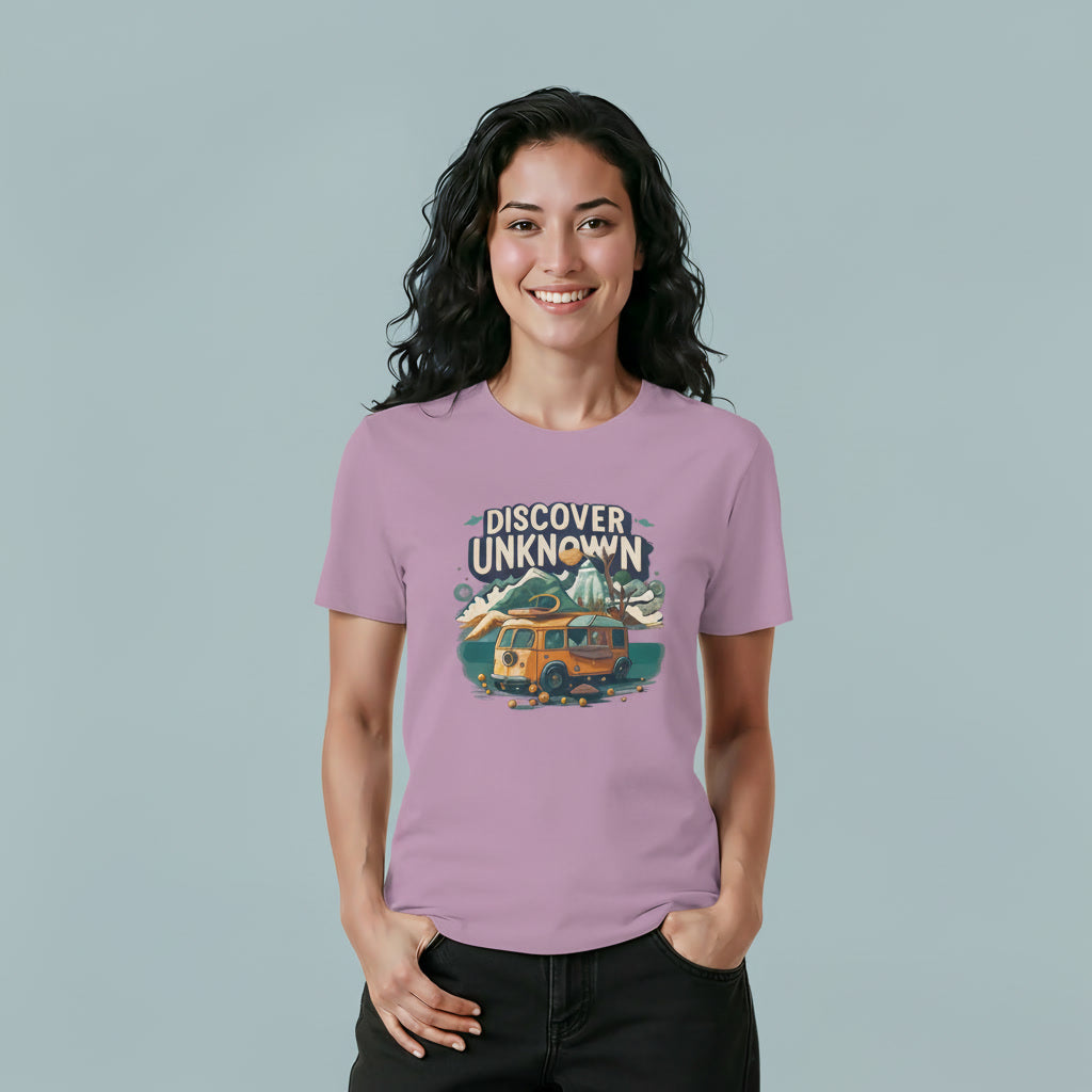 Women's Discover the Unknown Graphics Printed T-Shirt Secondary image