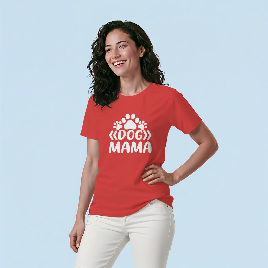 Women's Dog Mama Graphics Printed T-Shirt Main image