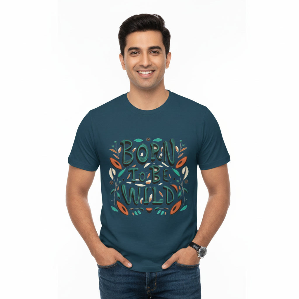 Men's T-Shirt BORN TO BE WILD Graphic T-shirt