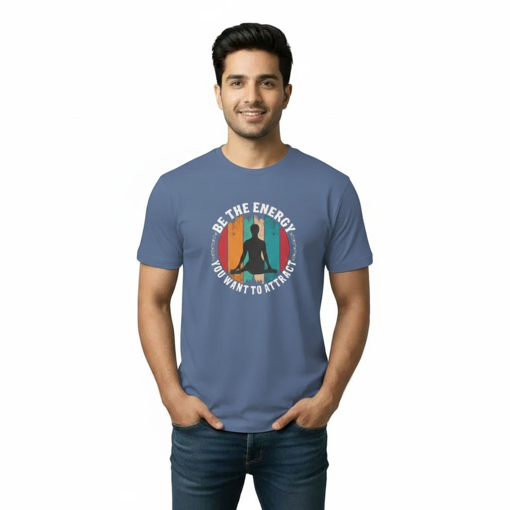 Men's T-Shirt BE THE ENERGY YOU WANT TO ATTRACT Graphic Print