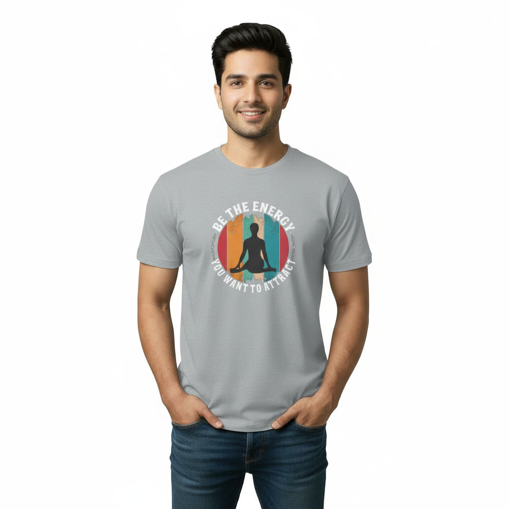 Men's T-Shirt BE THE ENERGY YOU WANT TO ATTRACT Graphic Print