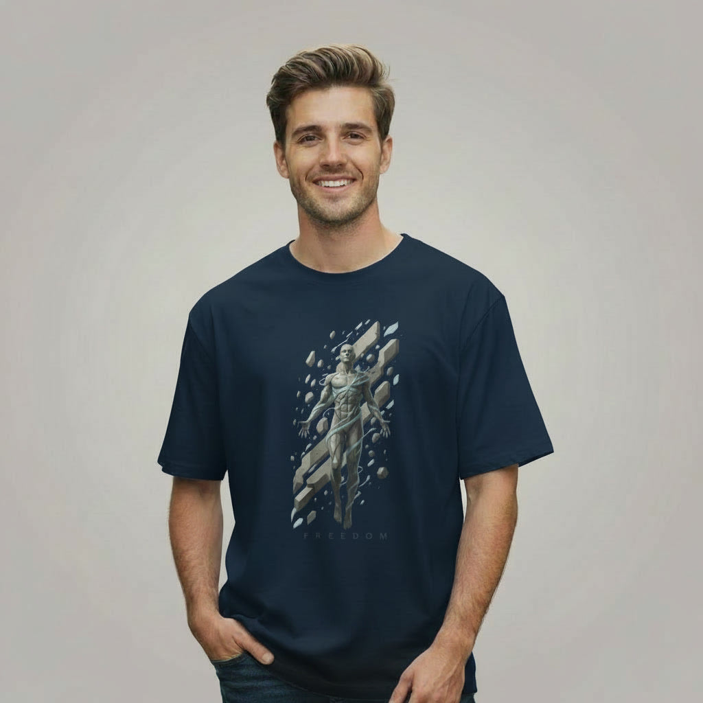 Men’s Oversized T-Shirt – Freedom Unbound