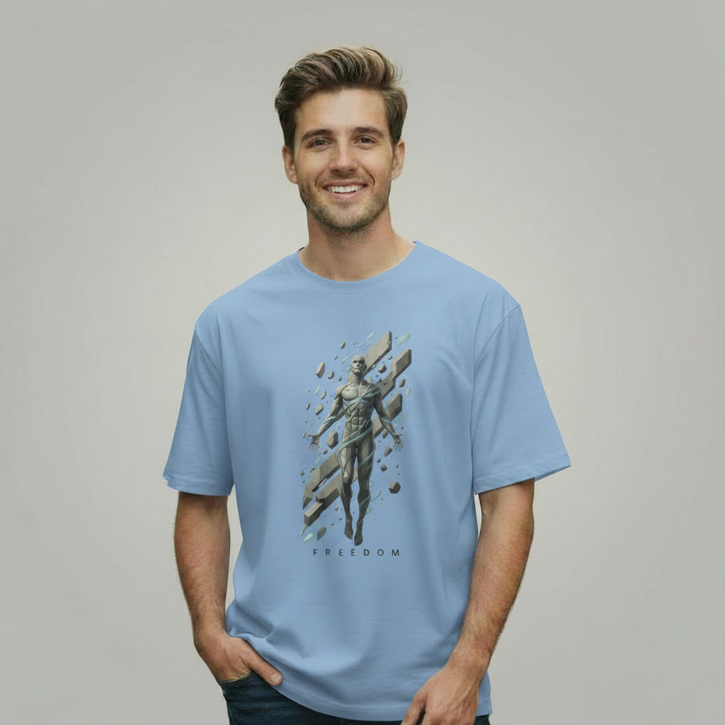 Men’s Oversized T-Shirt – Freedom Unbound