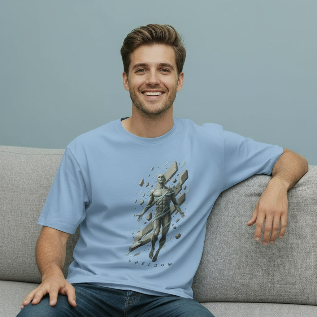 Men’s Oversized T-Shirt – Freedom Unbound