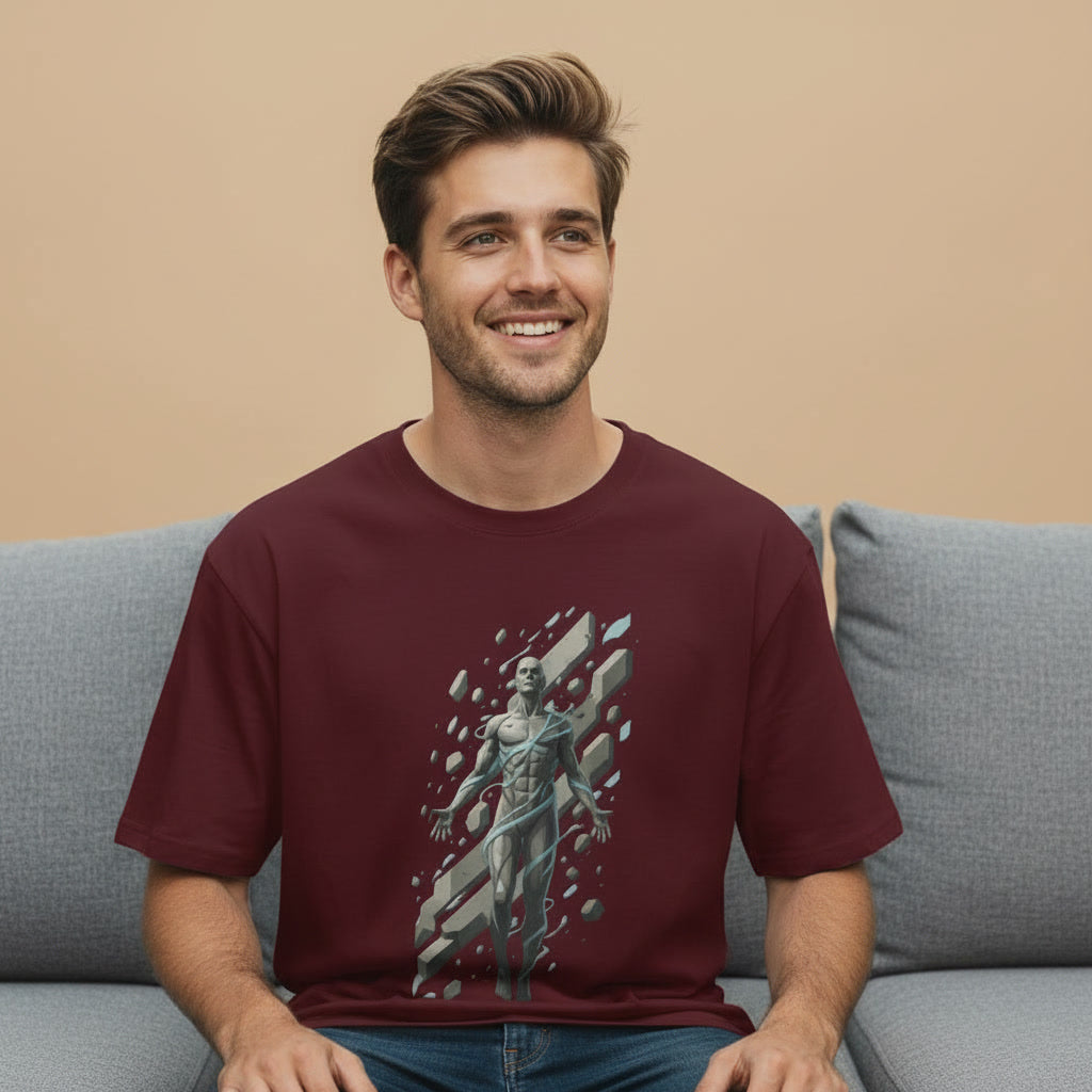 Men’s Oversized T-Shirt – Freedom Unbound