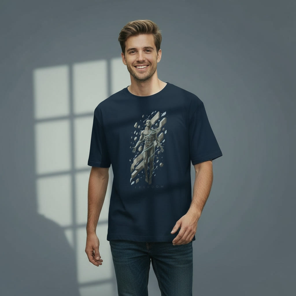 Men’s Oversized T-Shirt – Freedom Unbound