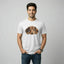 Men's T-Shirt Peeping Dog Graphic Print