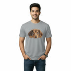 Men's T-Shirt Peeping Dog Graphic Print