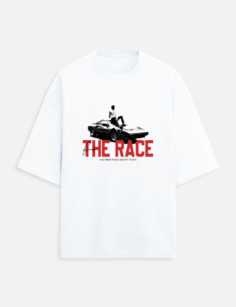 Men's Premium Oversized T-Shirt – The Race