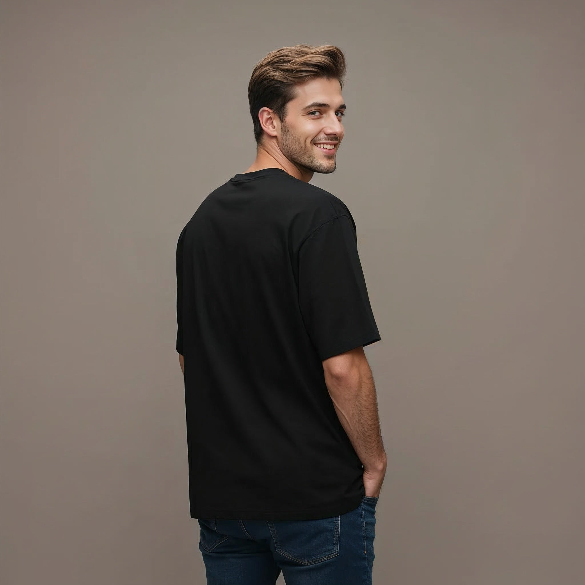 Men’s Oversized T-Shirt – Emerge With Grace Secondary image