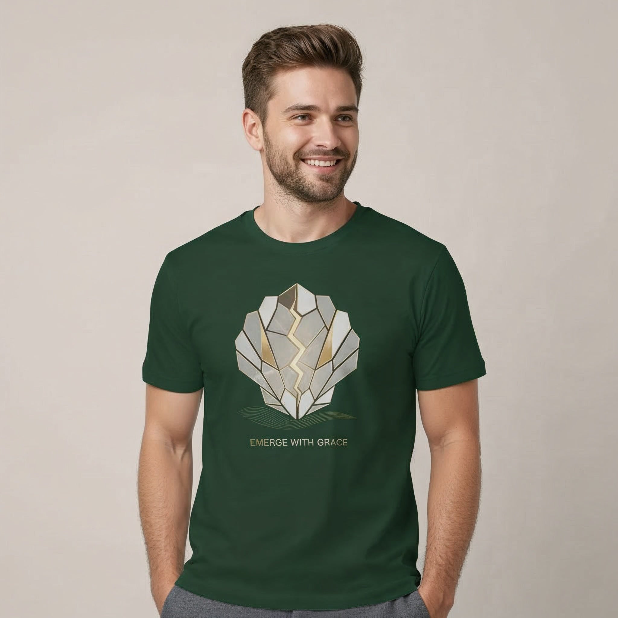 Men’s Regular Fit T-Shirt – Emerge With Grace