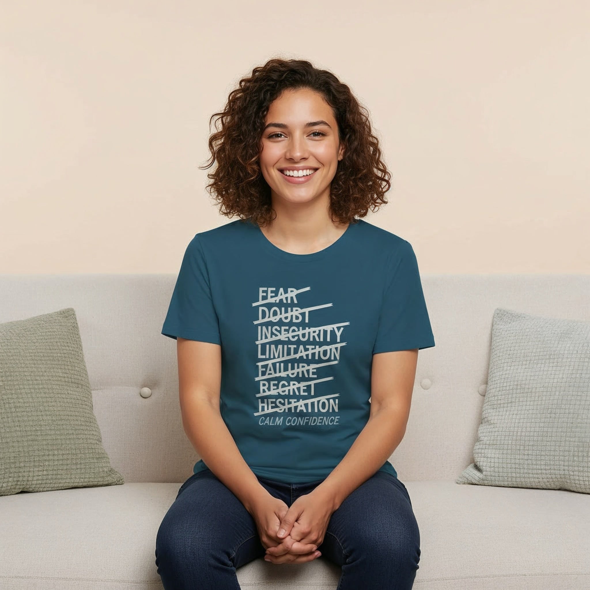 Women’s Regular Fit T-Shirt – Calm Confidence