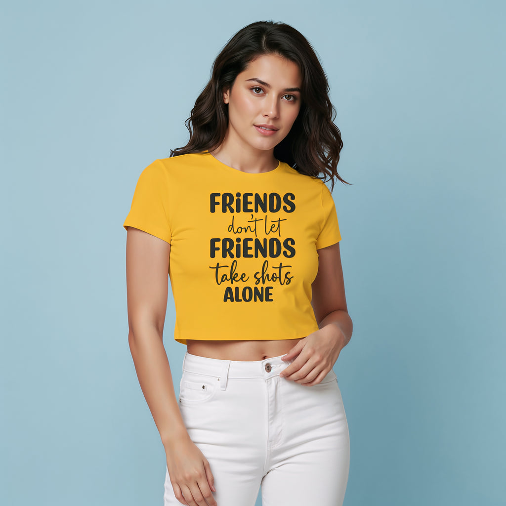 Women's Crop Top – Shot O’Clock