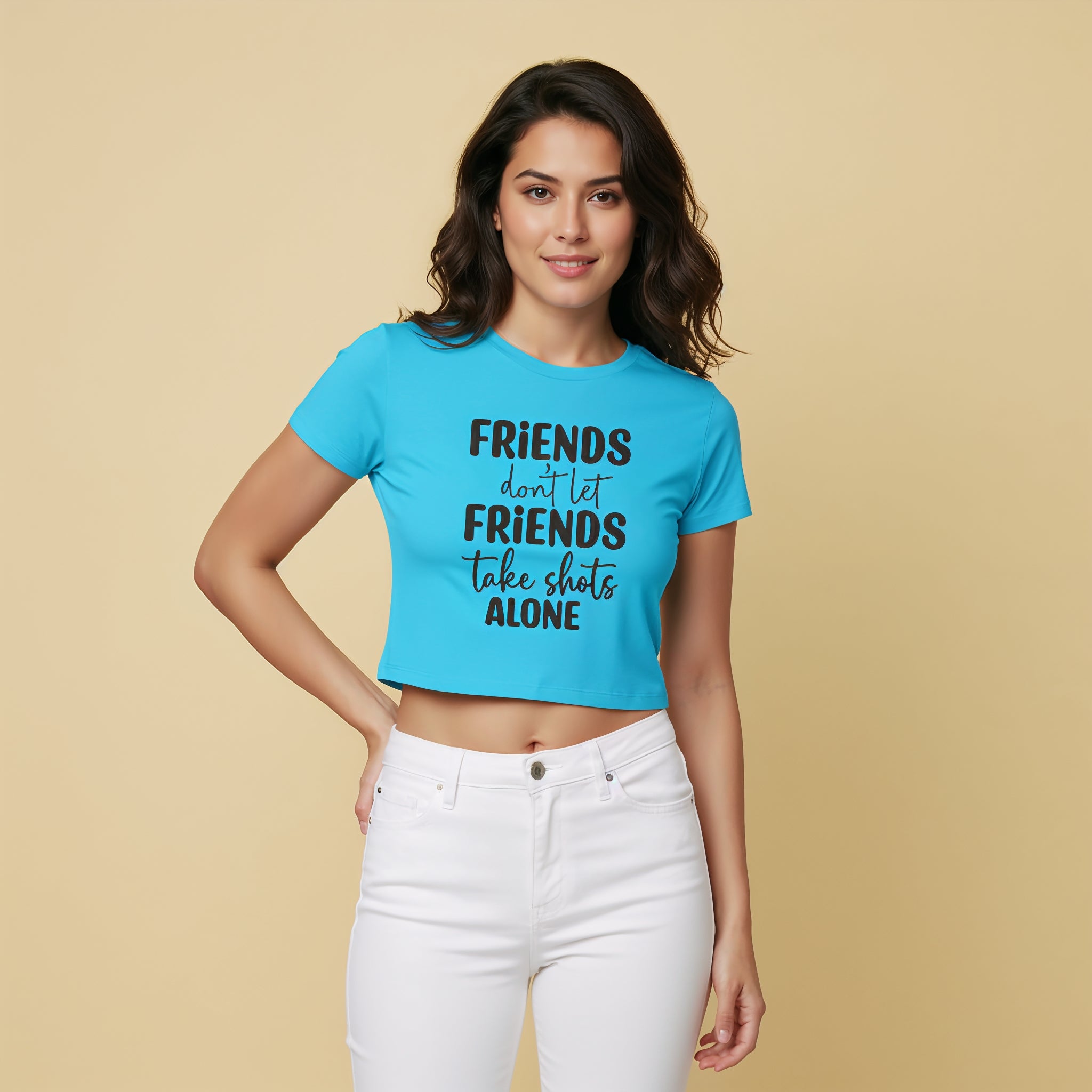 Women's Crop Top – Shot O’Clock