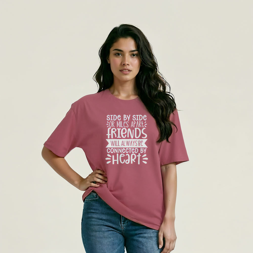 Women’s Oversized T-Shirt – Heartline Bond