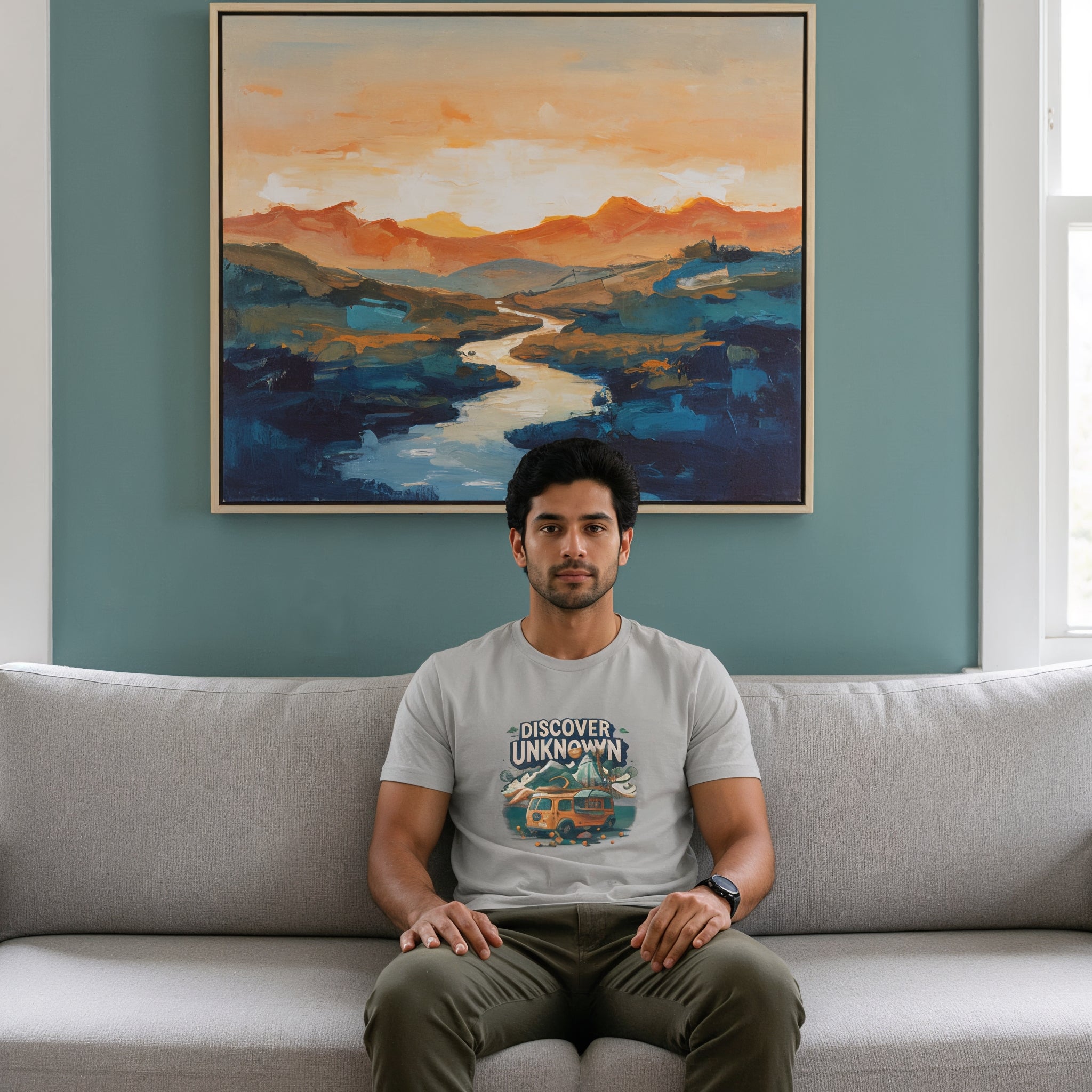 Men’s Regular T-Shirt – Unknown Trails