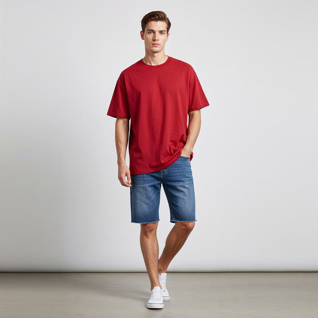 Men's Oversize Premium Plain T-Shirt