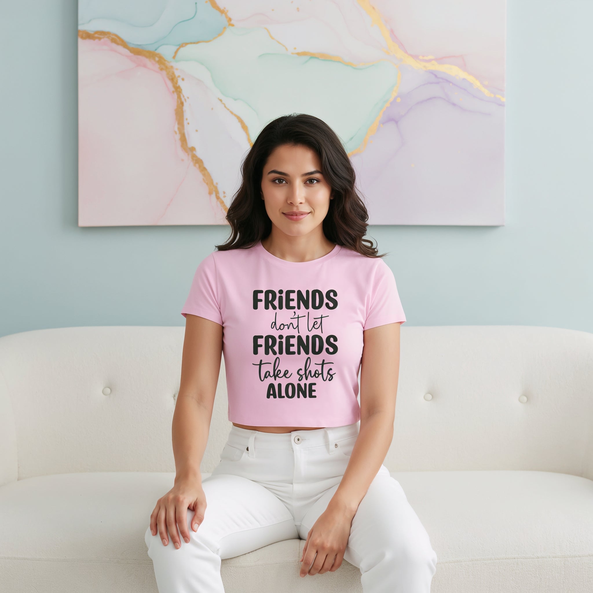 Women's Crop Top – Shot O’Clock