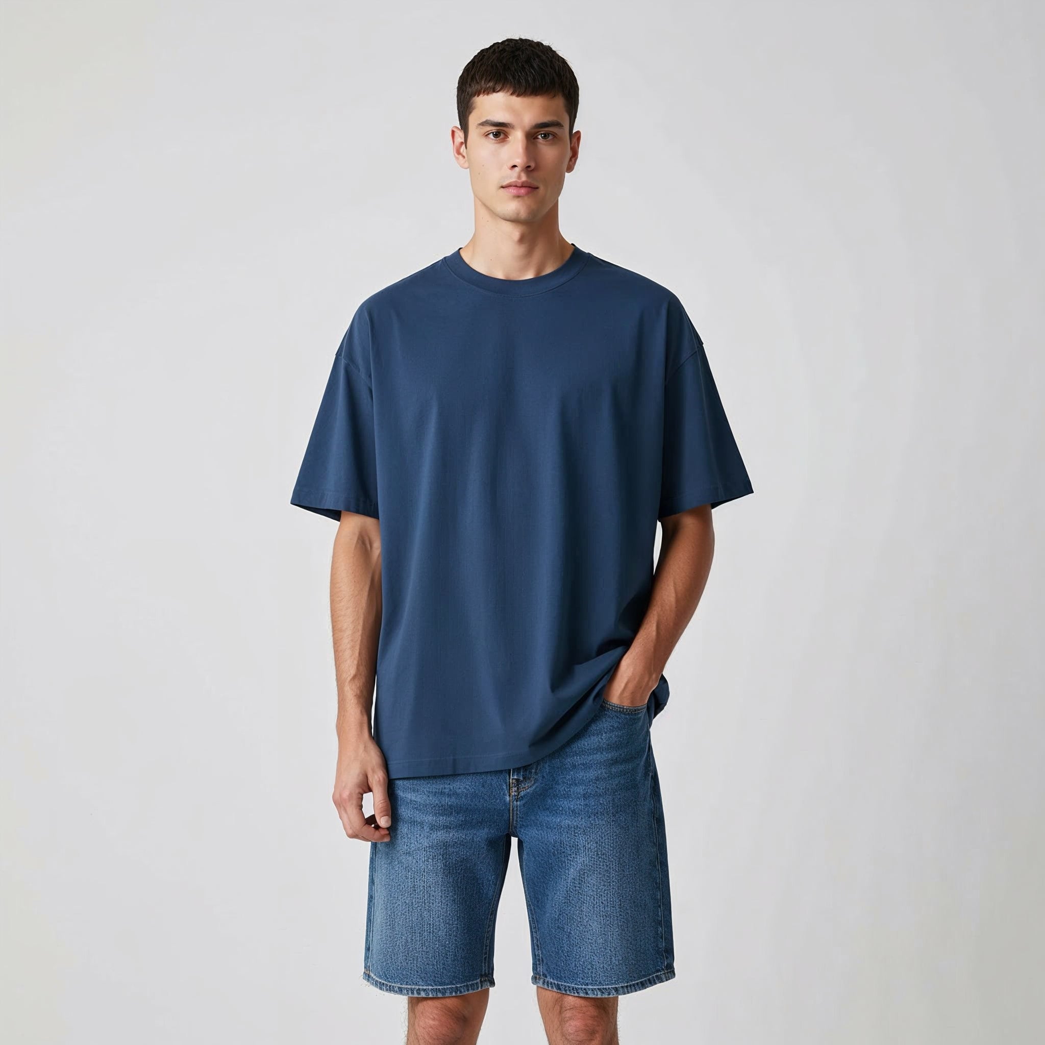 Men's Oversize Premium Plain T-Shirt