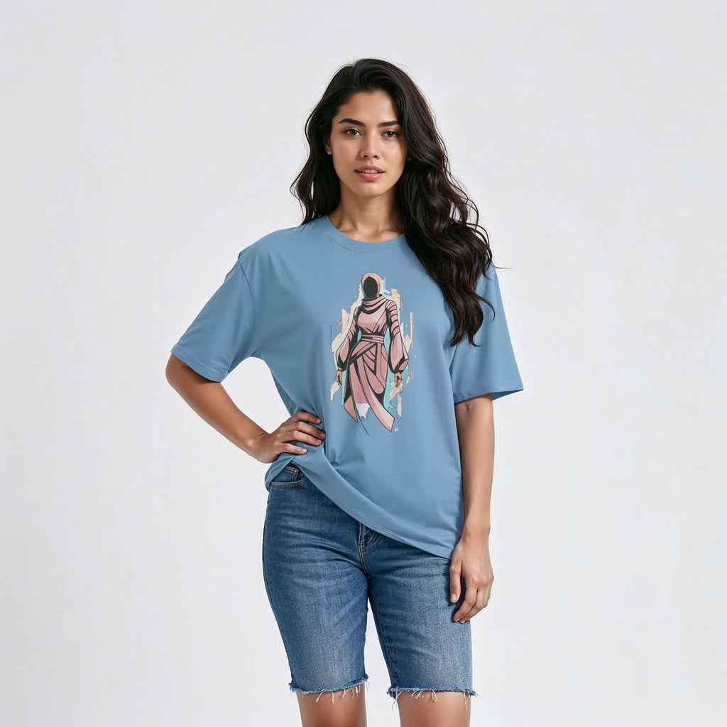 Women’s Oversized T-Shirt – Silent Drift