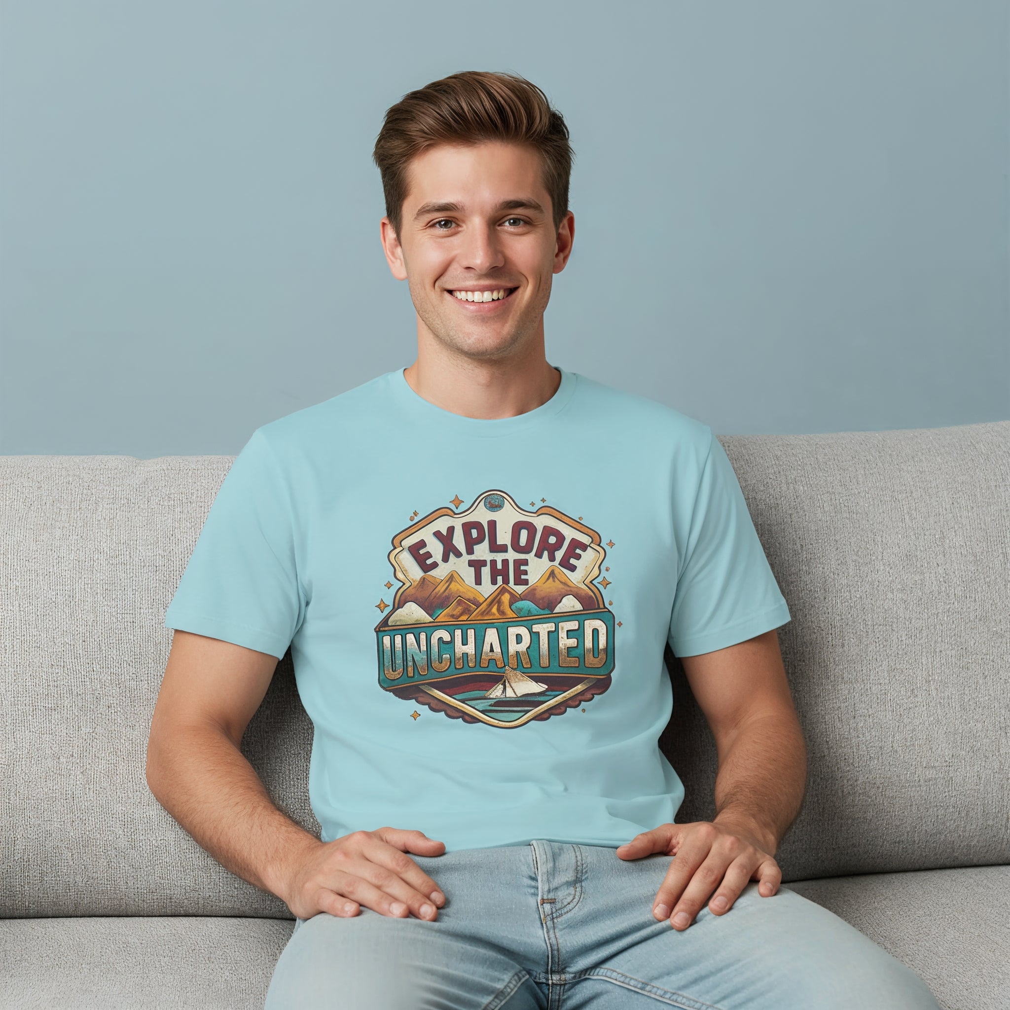 Men’s Regular T-Shirt – Uncharted Drift