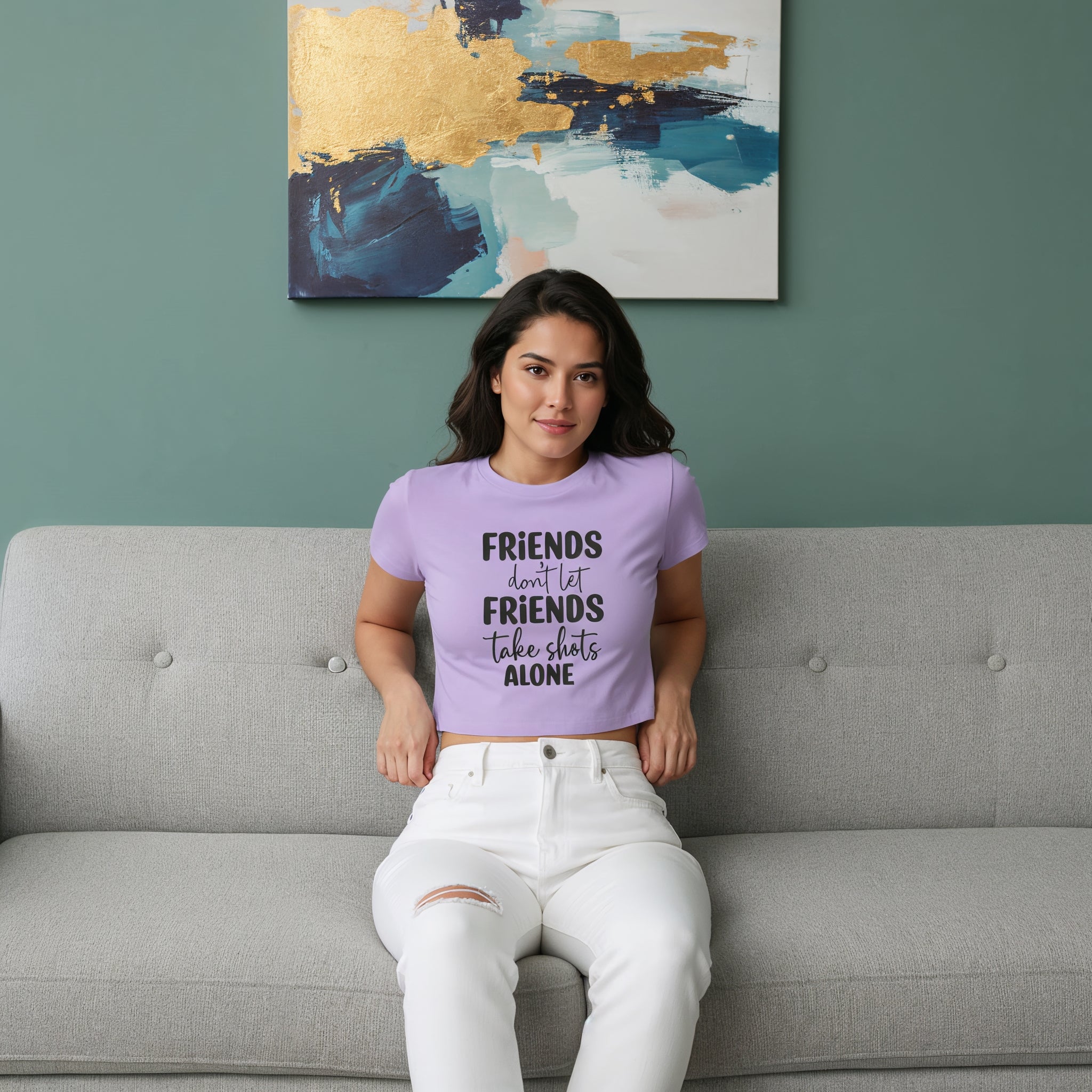 Women's Crop Top – Shot O’Clock