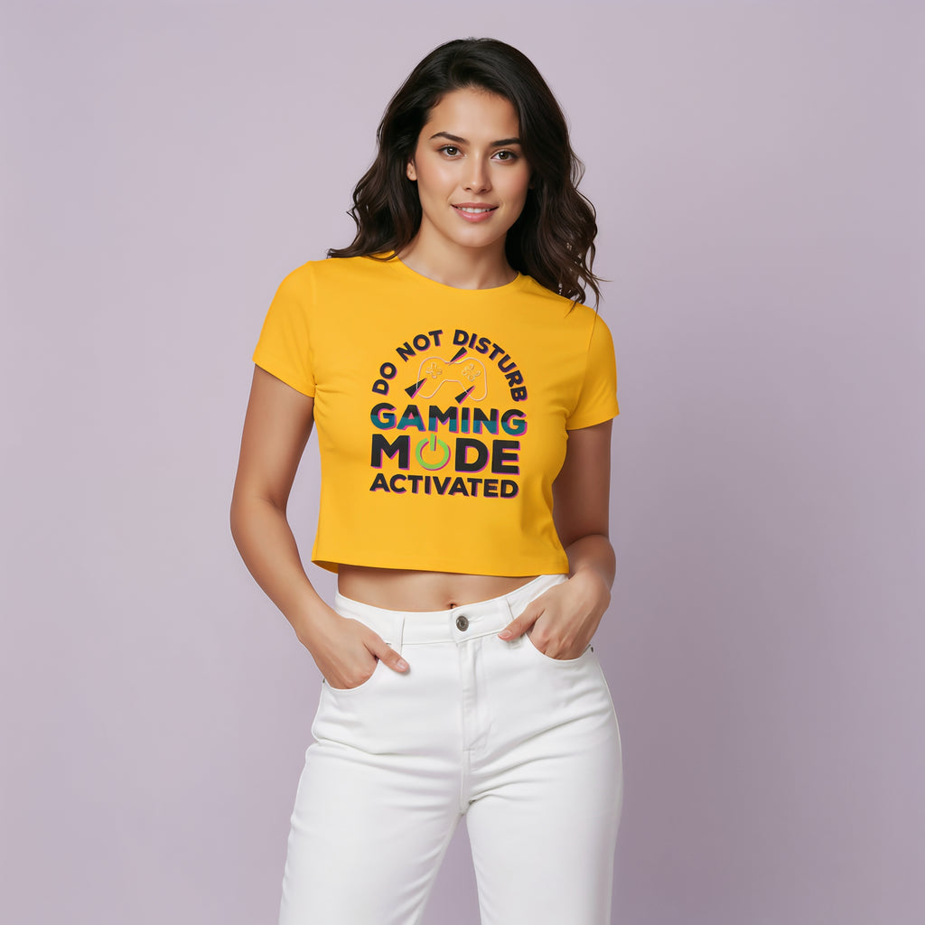 Women's Crop Top – Game Signal