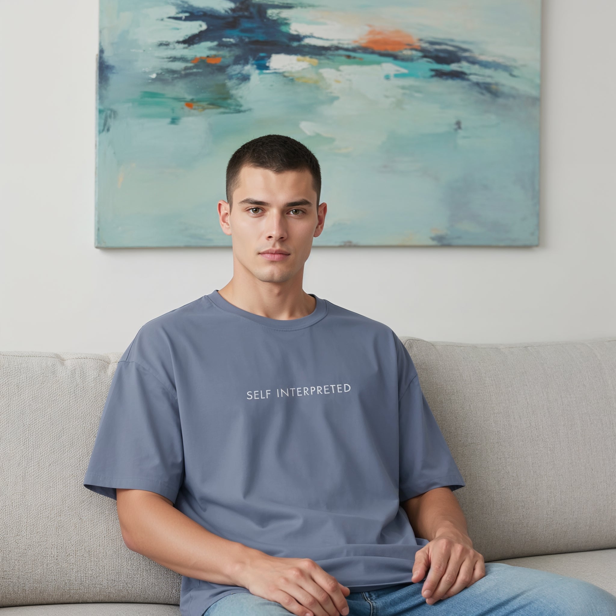 Men’s Oversized T-Shirt – Inner Meaning