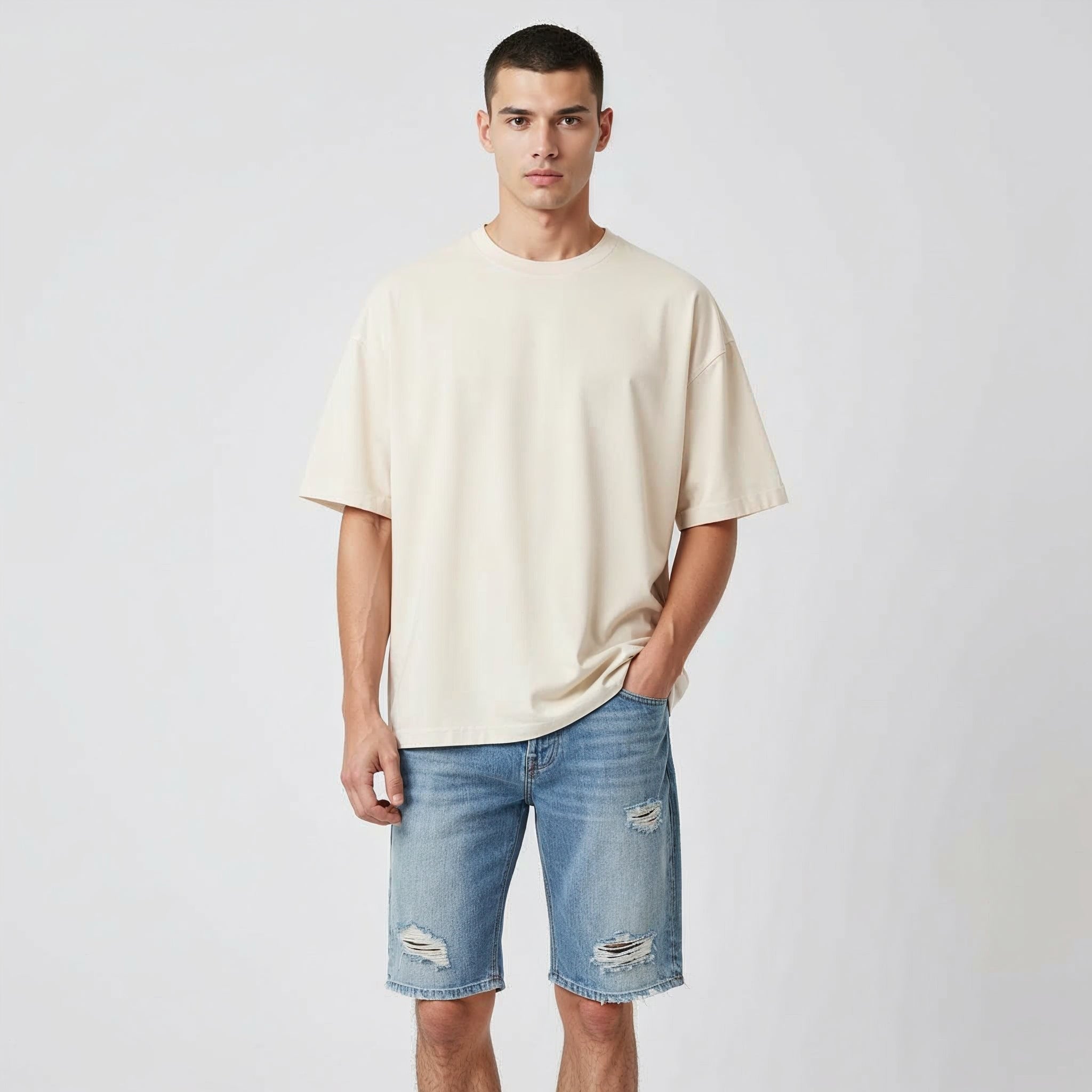 Men's Oversize Premium Plain T-Shirt Main image