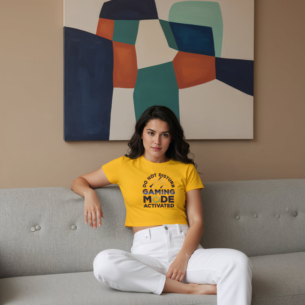 Women's Crop Top – Game Signal