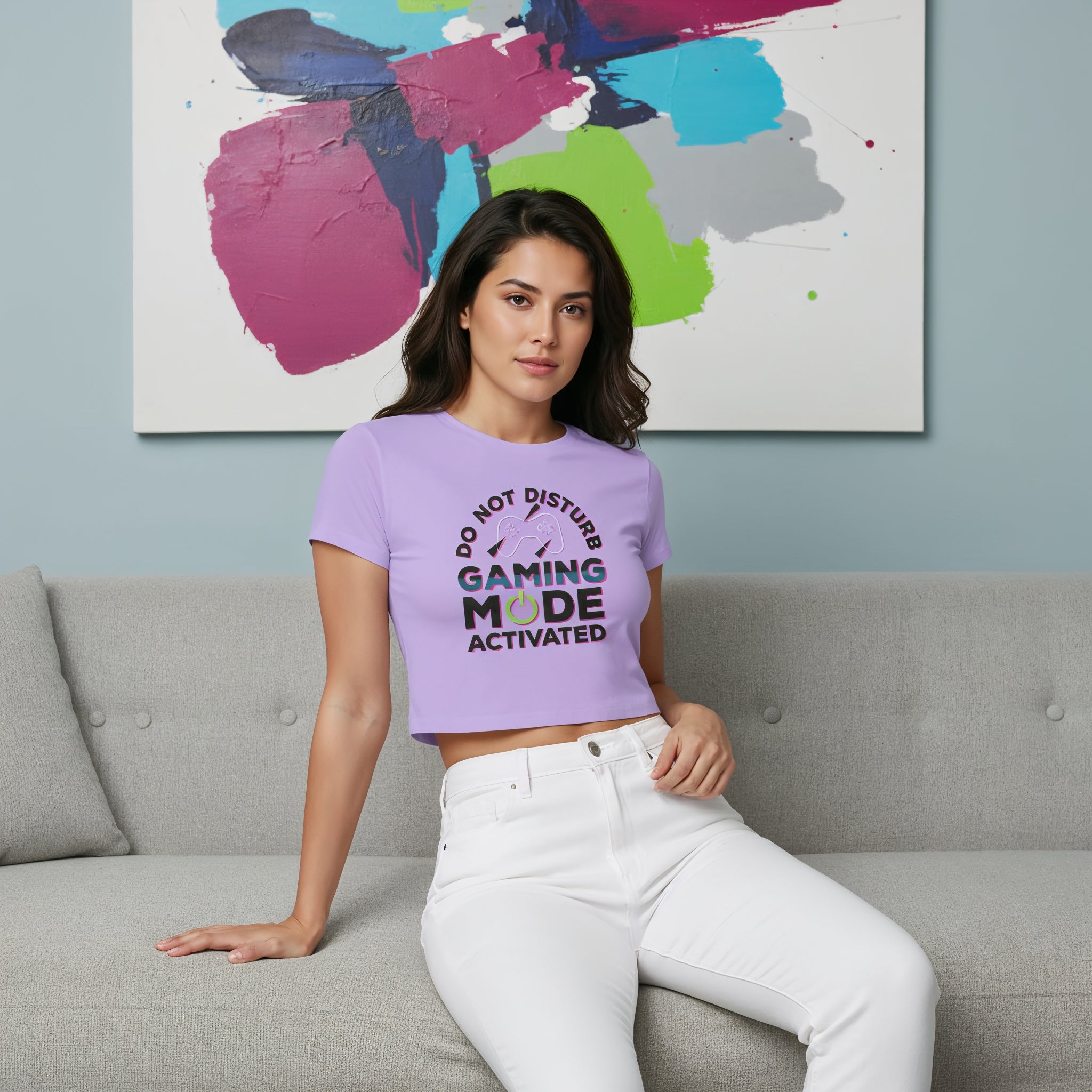 Women's Crop Top – Game Signal