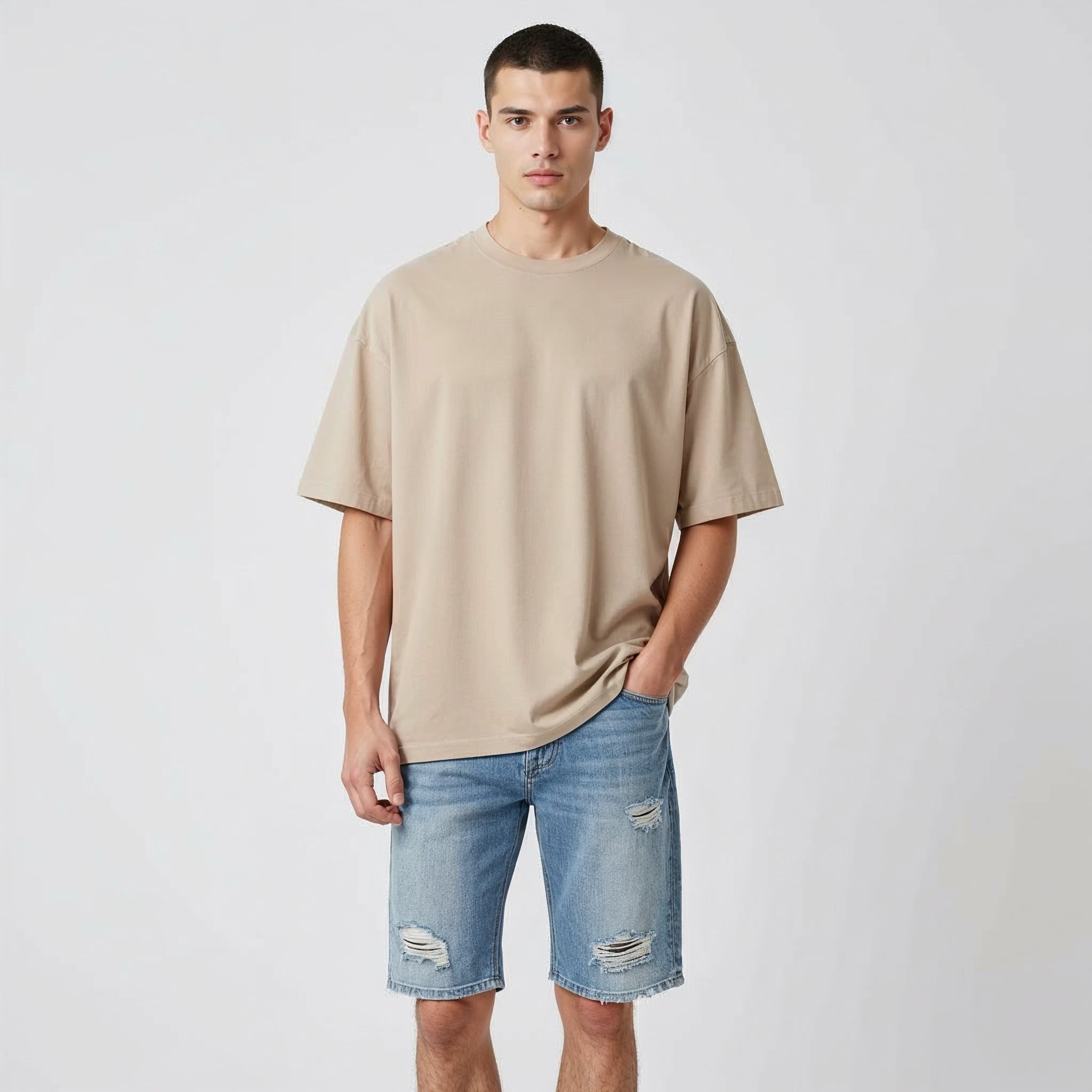 Men's Oversize Premium Plain T-Shirt